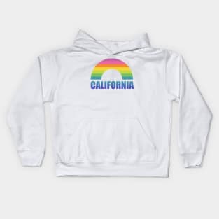 California Rainbow Kids Hoodie